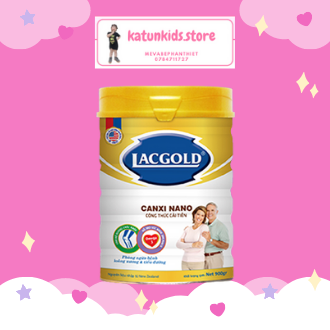 Sữa Bột LACGOLD CANXI NANO lon 900g