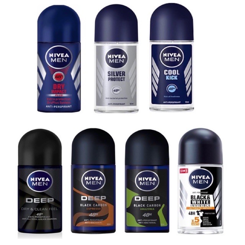 [HCM]Lăn Ngăn Mùi NIVEA MEN ĐỦ LOẠI 50ML