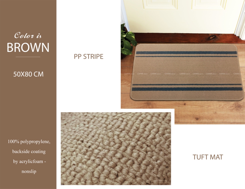 Thảm chùi chân CARMI 50*80 sọc