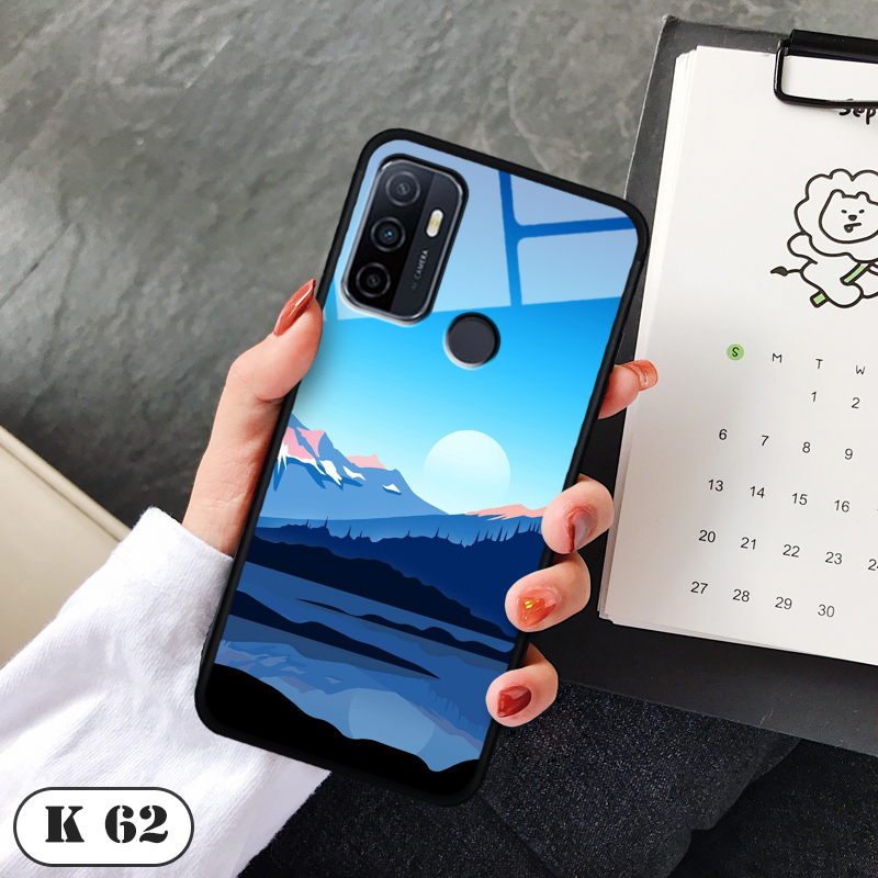 Ốp lưng kính 3D điện thoại OPPO A53