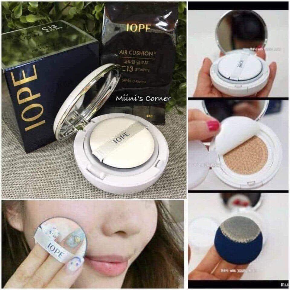 Phấn nước iope tặng kèm lõi sơ cua