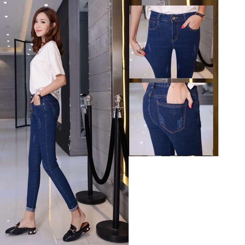 Quần jean nữ DÀI CÀO XƯỚC NHẸ  1032.110