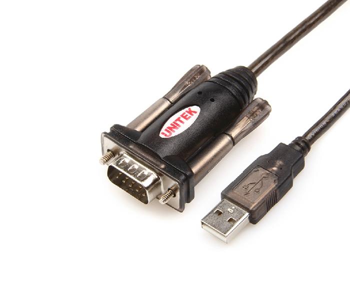 Cáp chuyển đổi USB sang RS232 (cổng COM 9 chân) Unitek Y-105