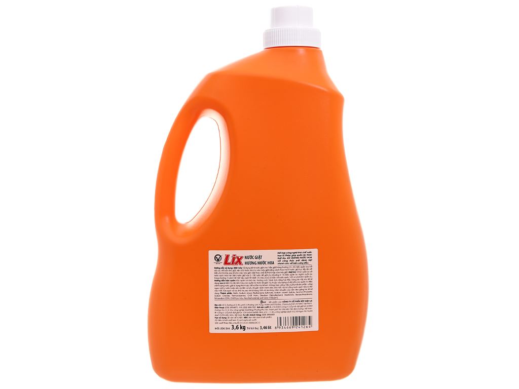 Nước giặt Lix chai 3.6 lít - CTY BÁT MUỘI