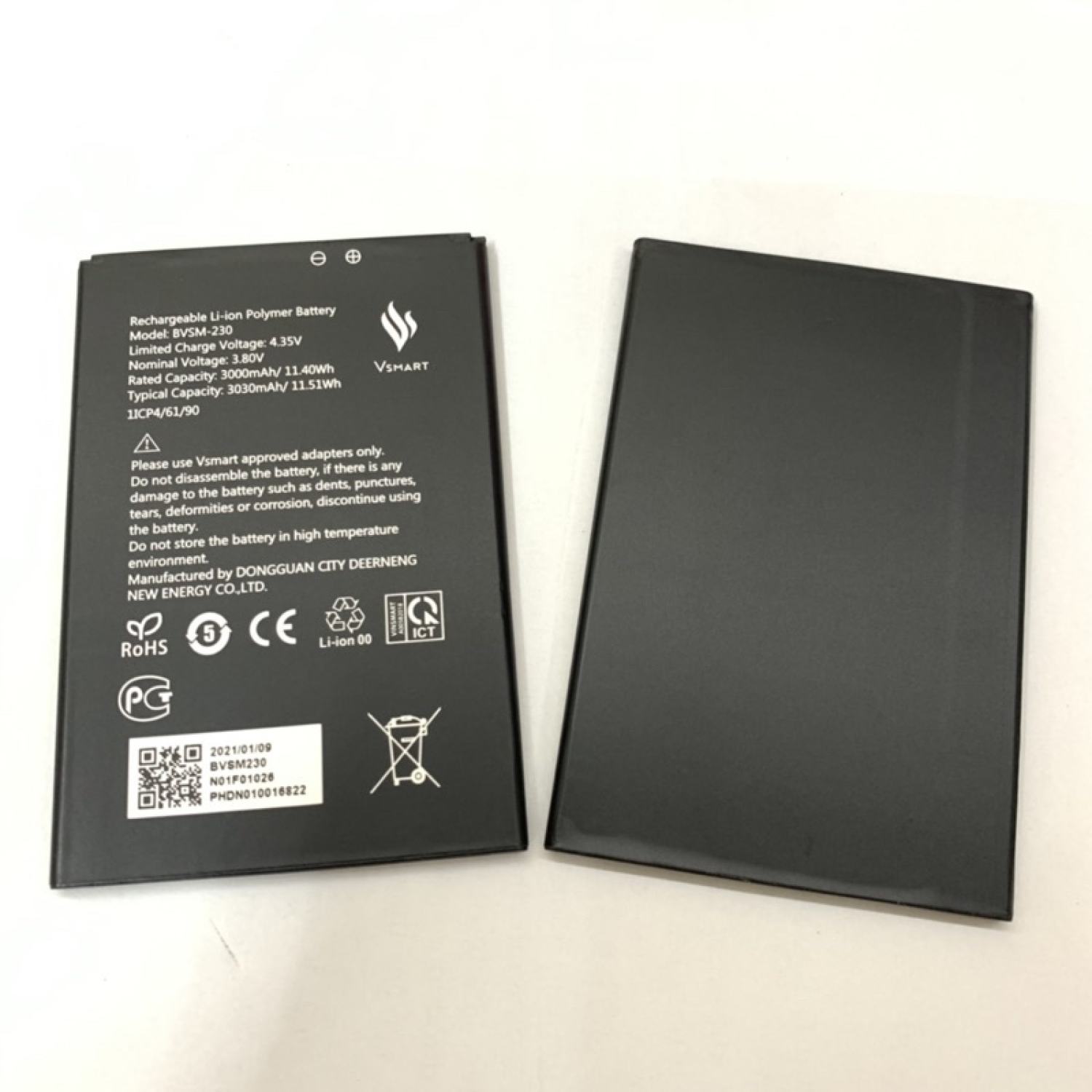 Pin Vsmart Bee 3 zin new hãng model V230