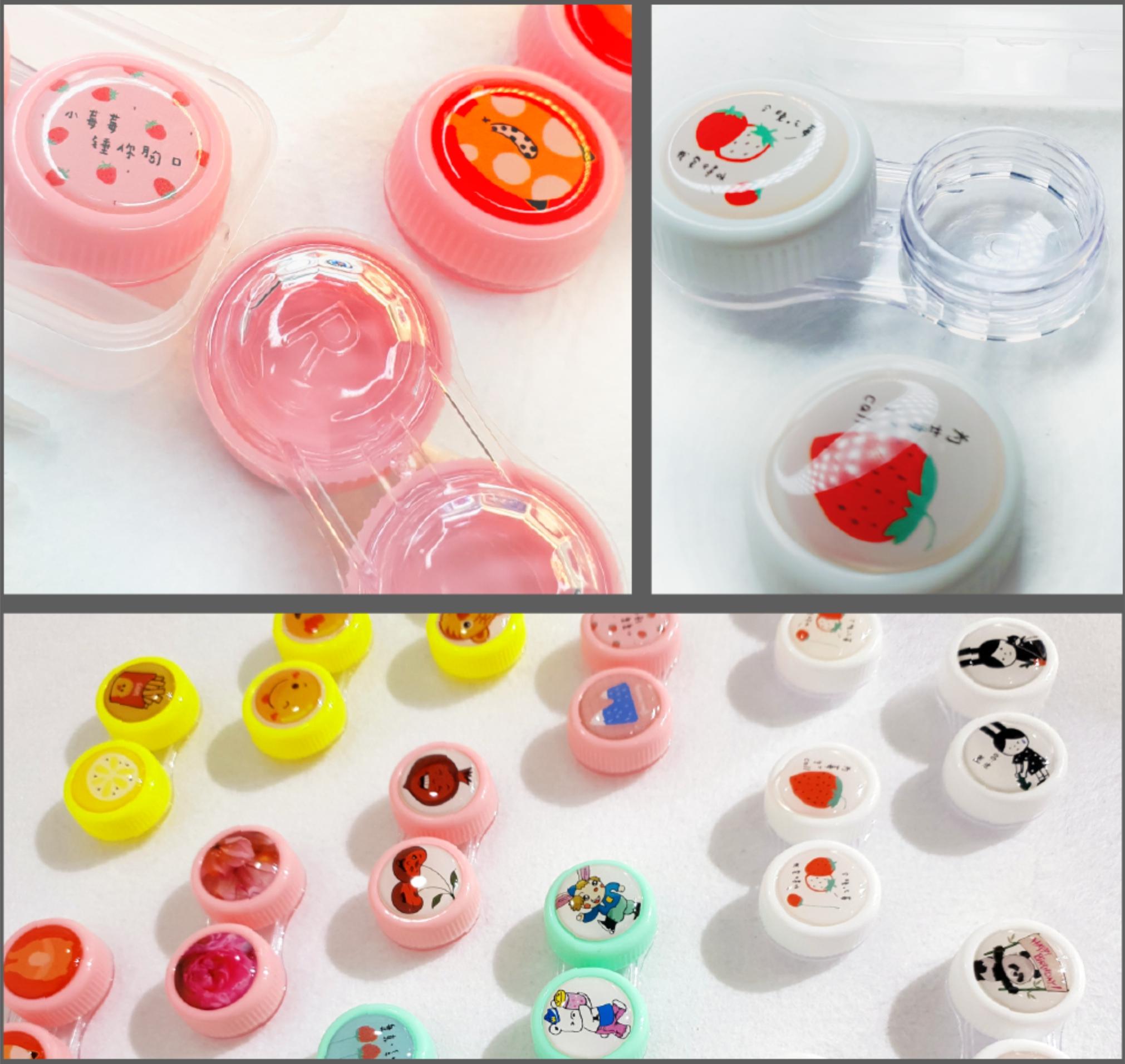 [HCM]Bộ dụng cụ đeo lens đủ màu tự chọn (Khay màu + cây gắp + cây đeo lens)