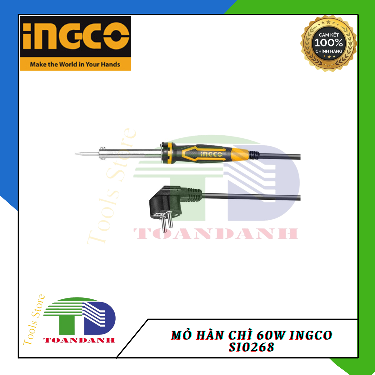 Mỏ hàn chì  SI0268 INGCO