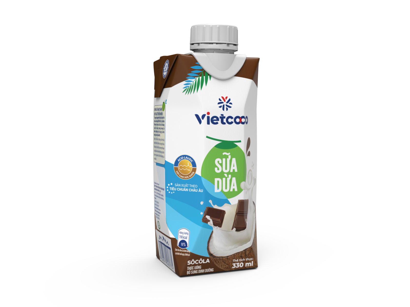 Sữa dừa Socola UHT Vietcoco - hộp 330ml