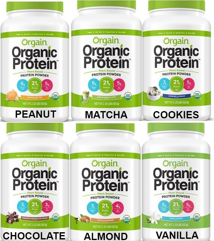 Bột Protein Orgain Organic Plant-Based Hương Vanila 920g Mỹ
