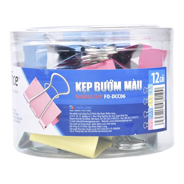 Kẹp bướm màu flexoffice 51mm fo-dcc06