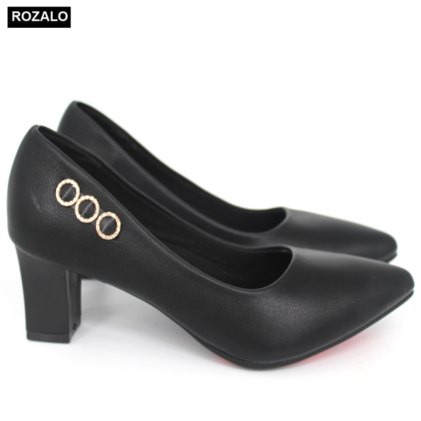 Giày cao gót vuông 5P Rozalo R5630 giá rẻ