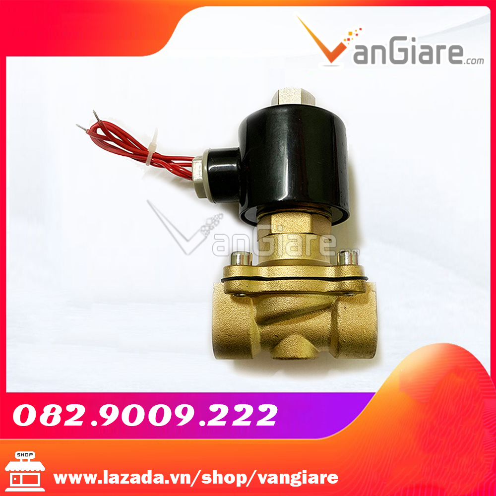 Van điện từ thường mở 27mm điện 12v, 24v, 220v (coil đồng)