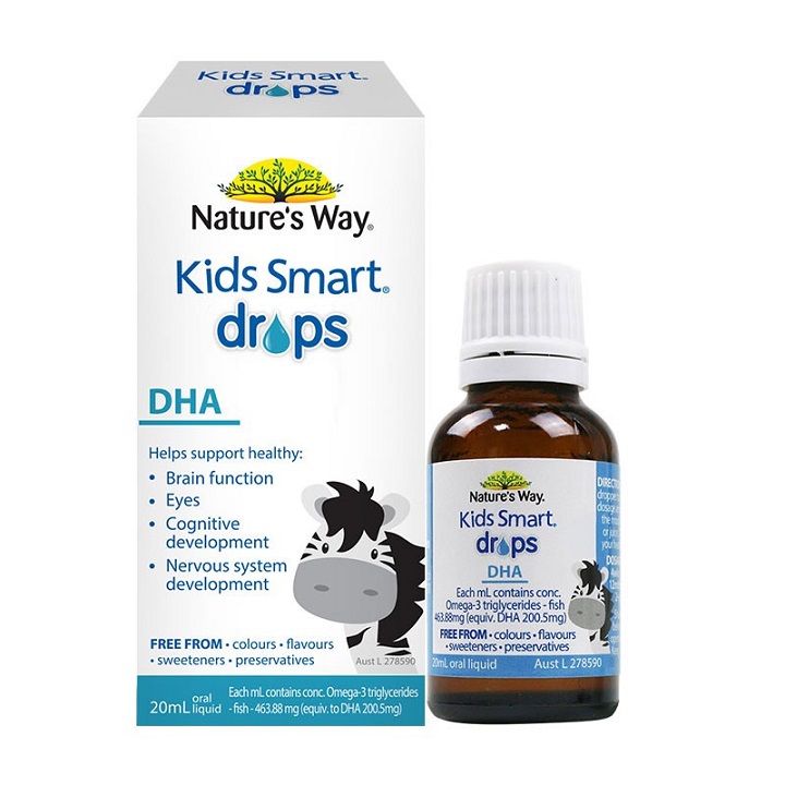 Dha giọt kids smart của nature way 20ml date 9-2024