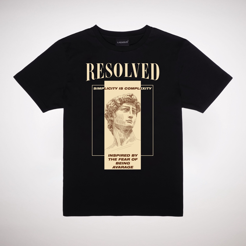 Áo thun form rộng Resolved thương hiệu LAZARUS Chất Supima cotton cao cấp chính hãng