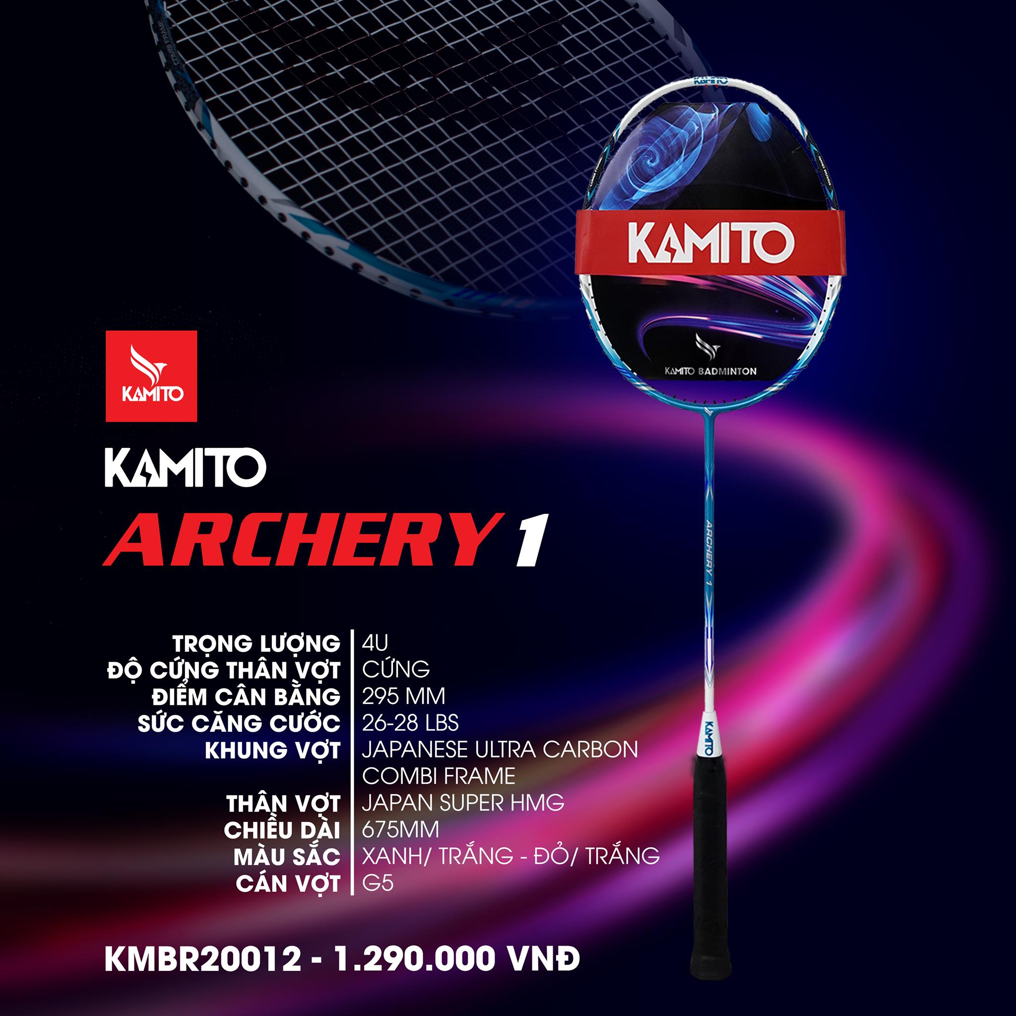 Vợt Cầu Lông Kamito Archery 1 Chính Hãng