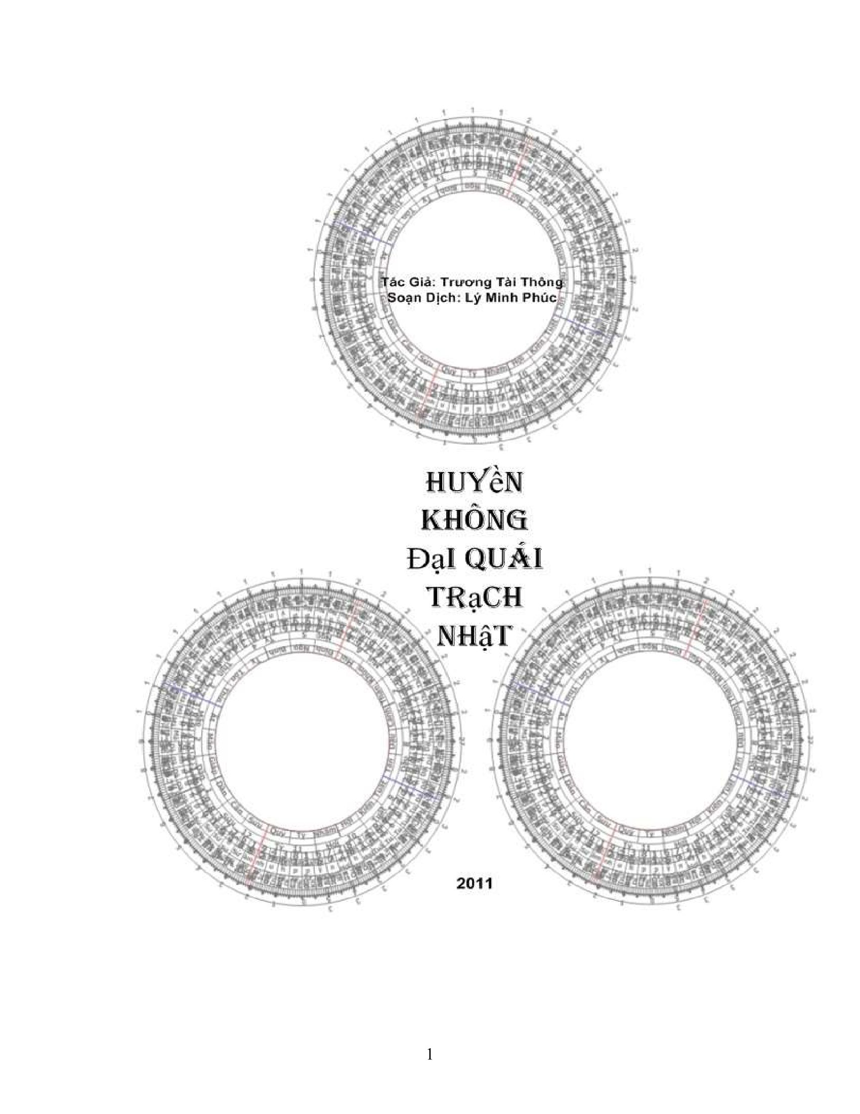 Sách Huyền Không Đại Quái Trạch Nhật