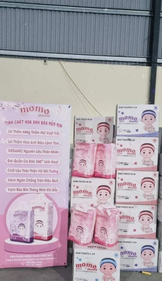 Tả quần em bé Mo Mo Diamond