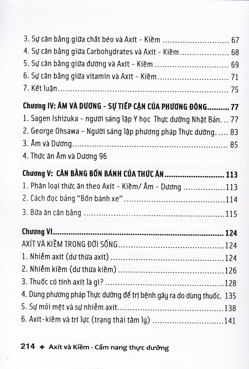 [HCM]Axít Và Kiềm - Cẩm Nang Thực Dưỡng