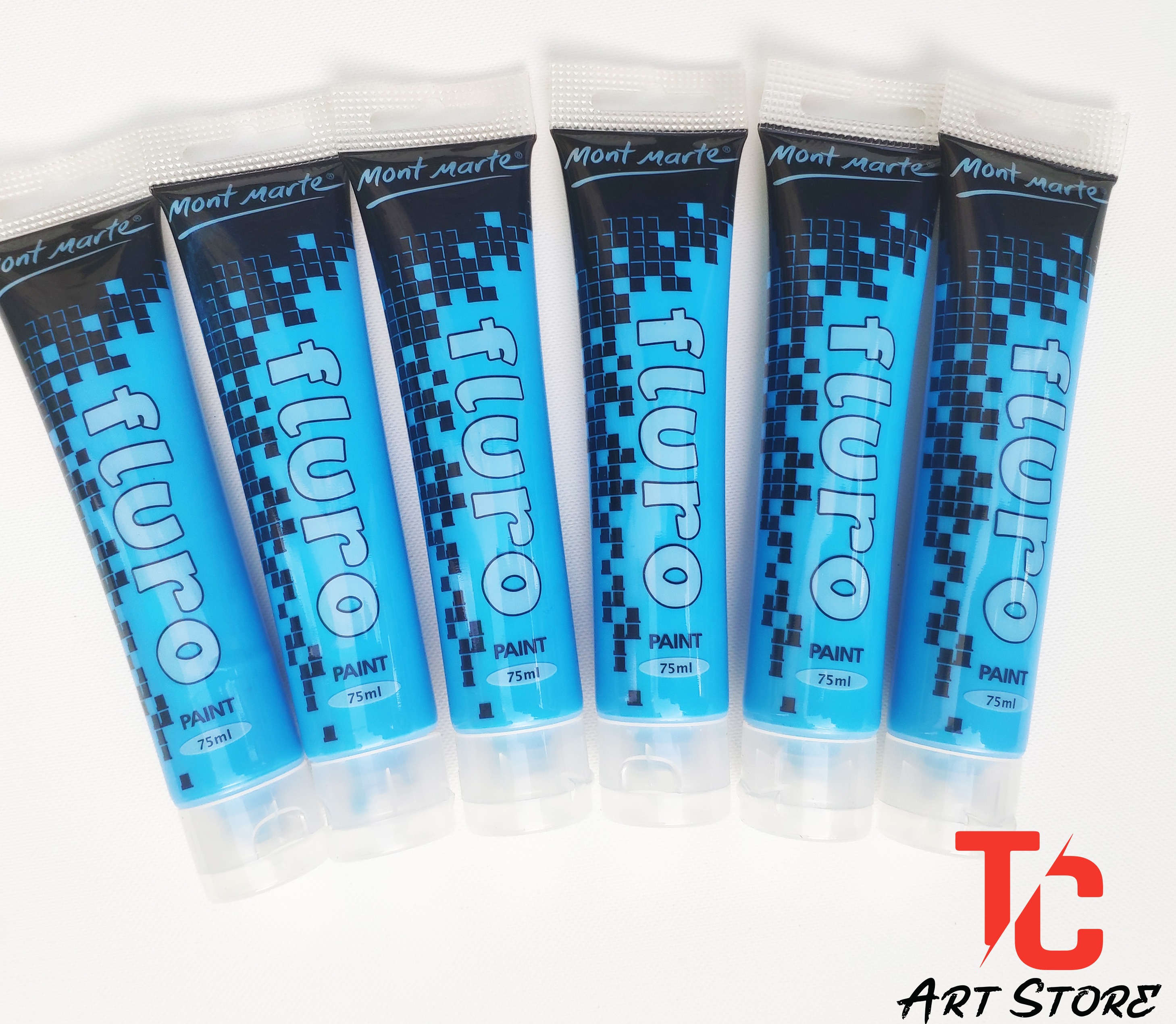 Màu Acrylic Fluro Dạ Quang Mont Marte -Tuýp 75ml