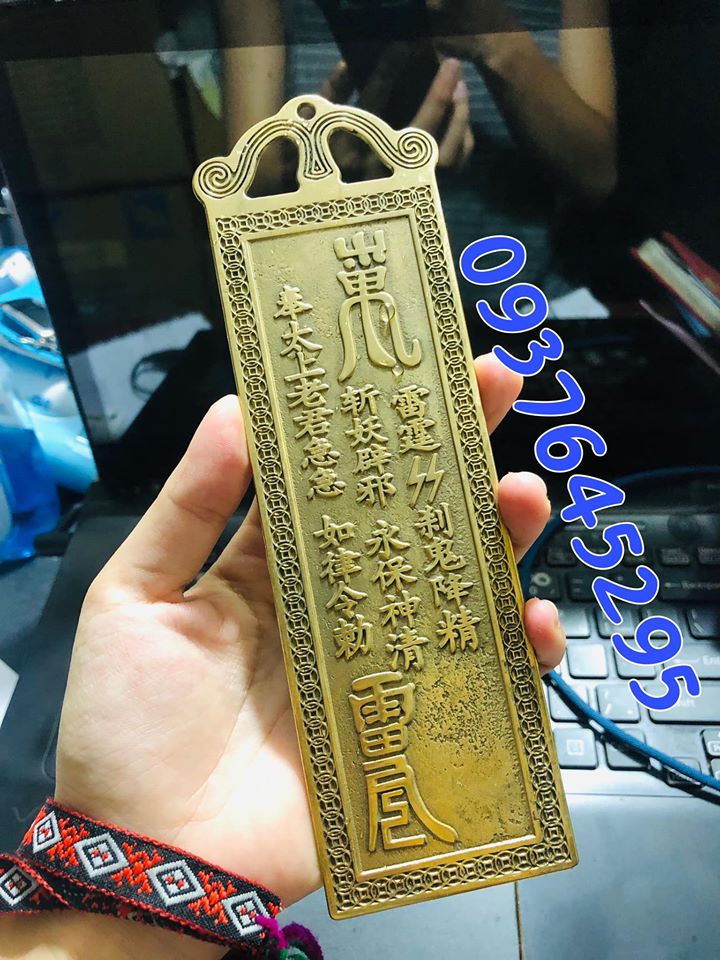 Thẻ bài Thiên Quan Tứ Phước cao cấp