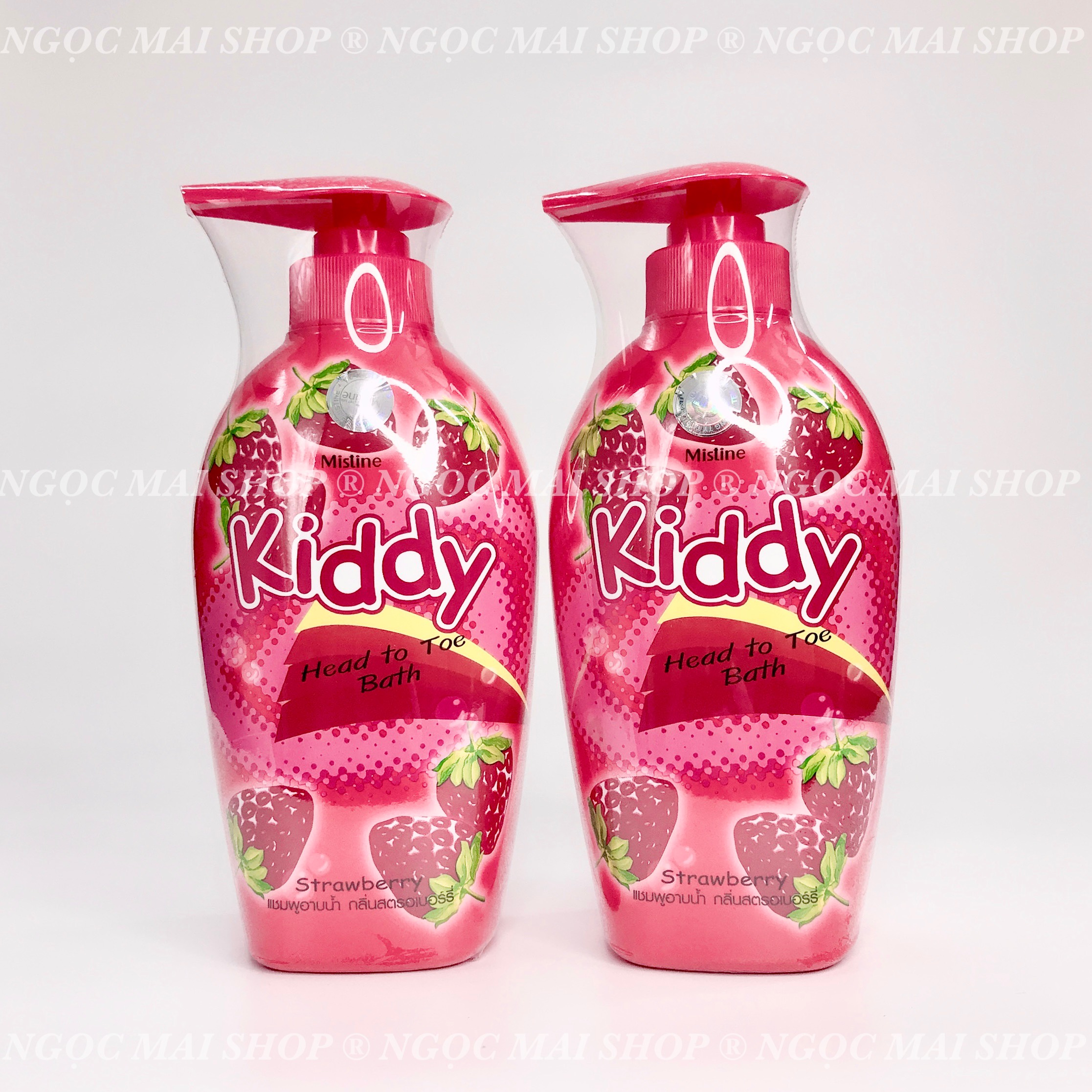 Sữa Tắm Gội Em Bé Mistine Kiddy 400ml Thái Lan