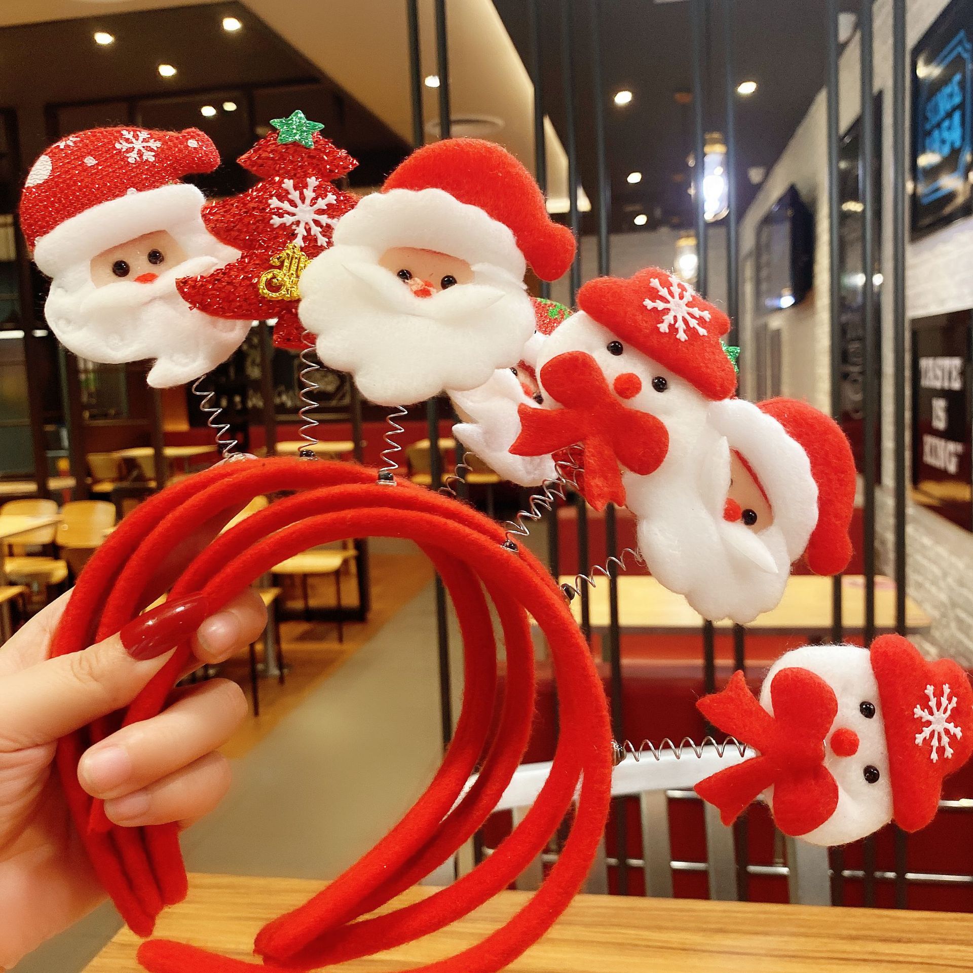(GIÁ SỈ) COMBO 10 CÂY CÀI TÓC NOEL XINH XẮN NHIỀU MẪU
