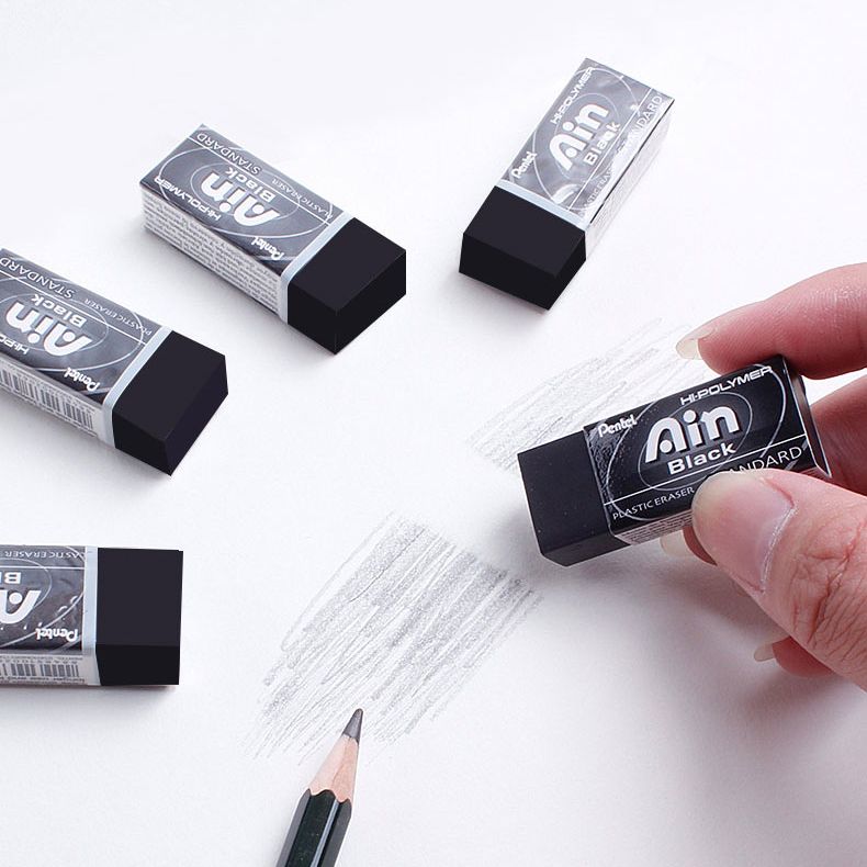 Combo 6 tẩy chì Pentel ZEATH 03/06/10 chính hãng gôm tẩy siêu mềm không lem không bụi