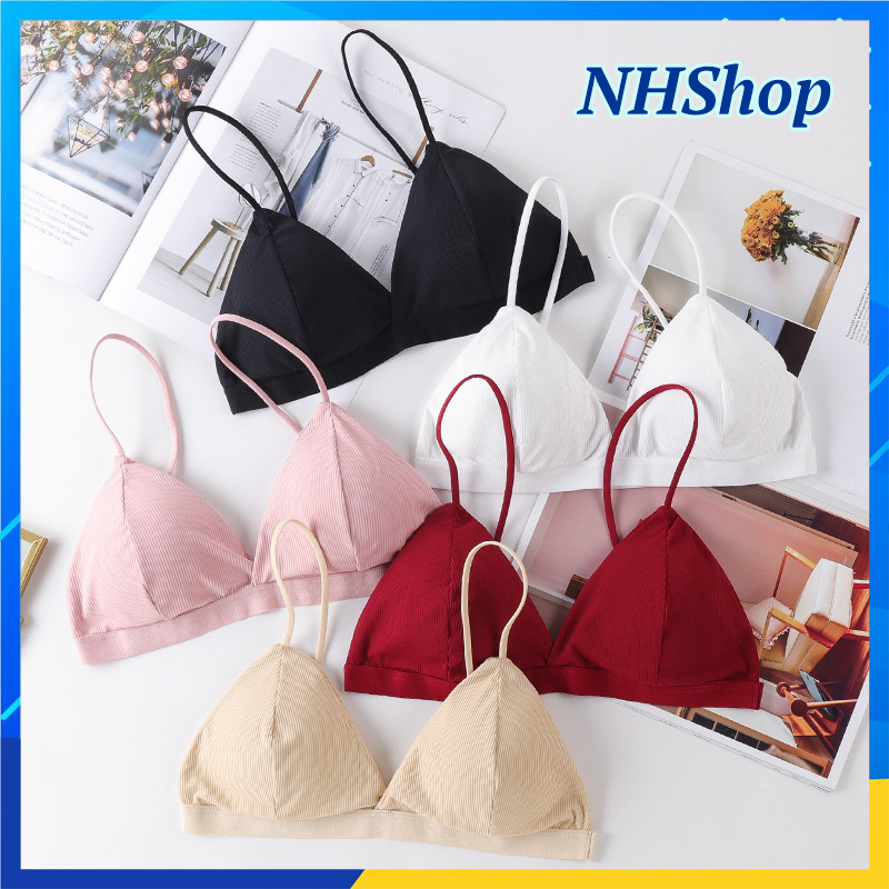 Áo bra Su Gân tăm CAO CẤP dây mảnh thon gọn TÔN DÁNG XINH - NHShop