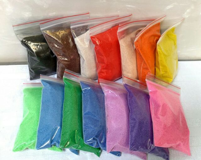[HCM]Cát màu. Cát tô tranh cát  (500g/ bịch )