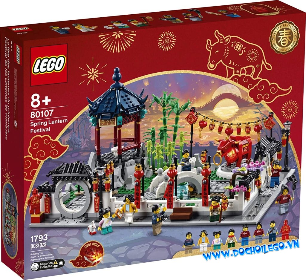 80107 LEGO Chinese Traditional Festivals - Spring Lantern Festival - Bộ đồ chơi LEGO Lễ hội lồng đèn mùa xuân 