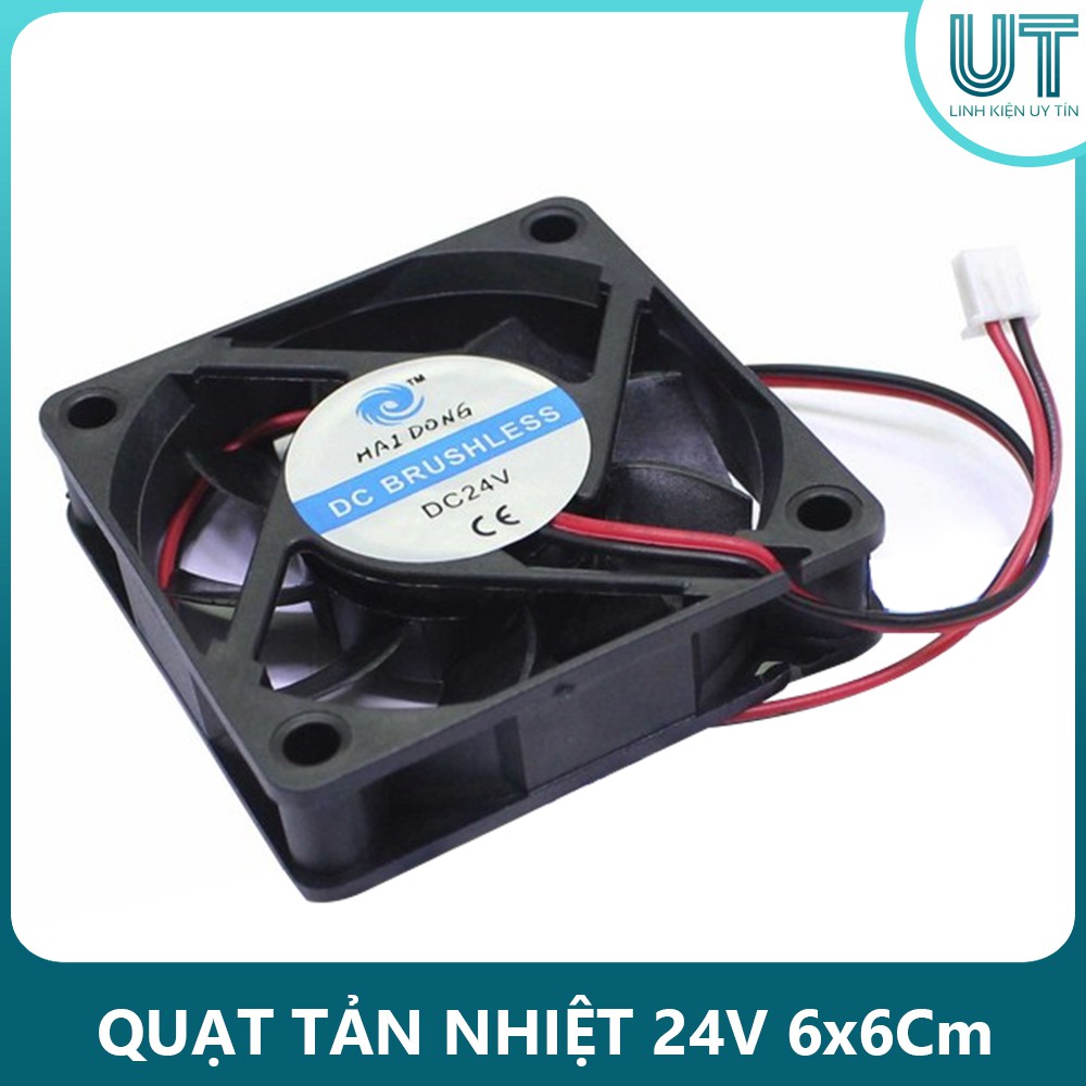 Quạt tản nhiệt 24V 6x6CM
