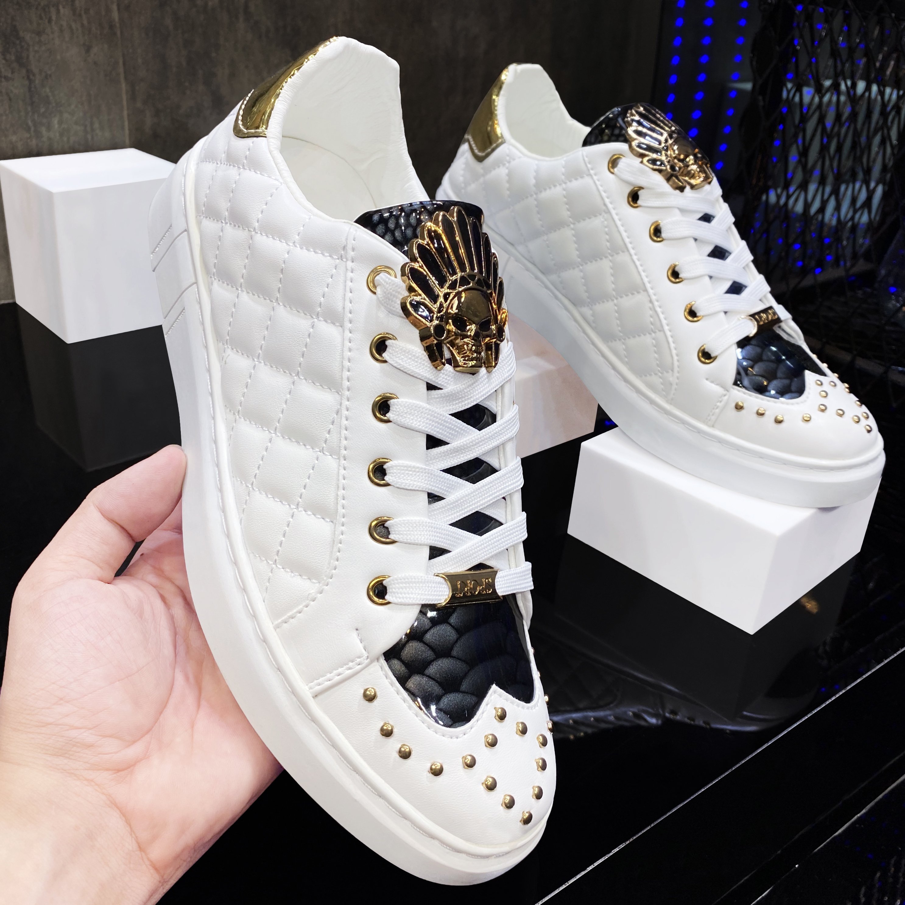 GIÀY DA NAM CAO CẤP - GIÀY BUỘC DÂY THẤP CỔ : VIP2
