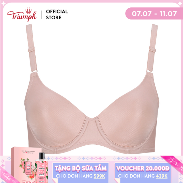 [Voucher 20K + Quà Sữa tắm cho đơn 699K từ 7.7-11.7] Áo lót Tshirt Bra Triumph T.039 WHP