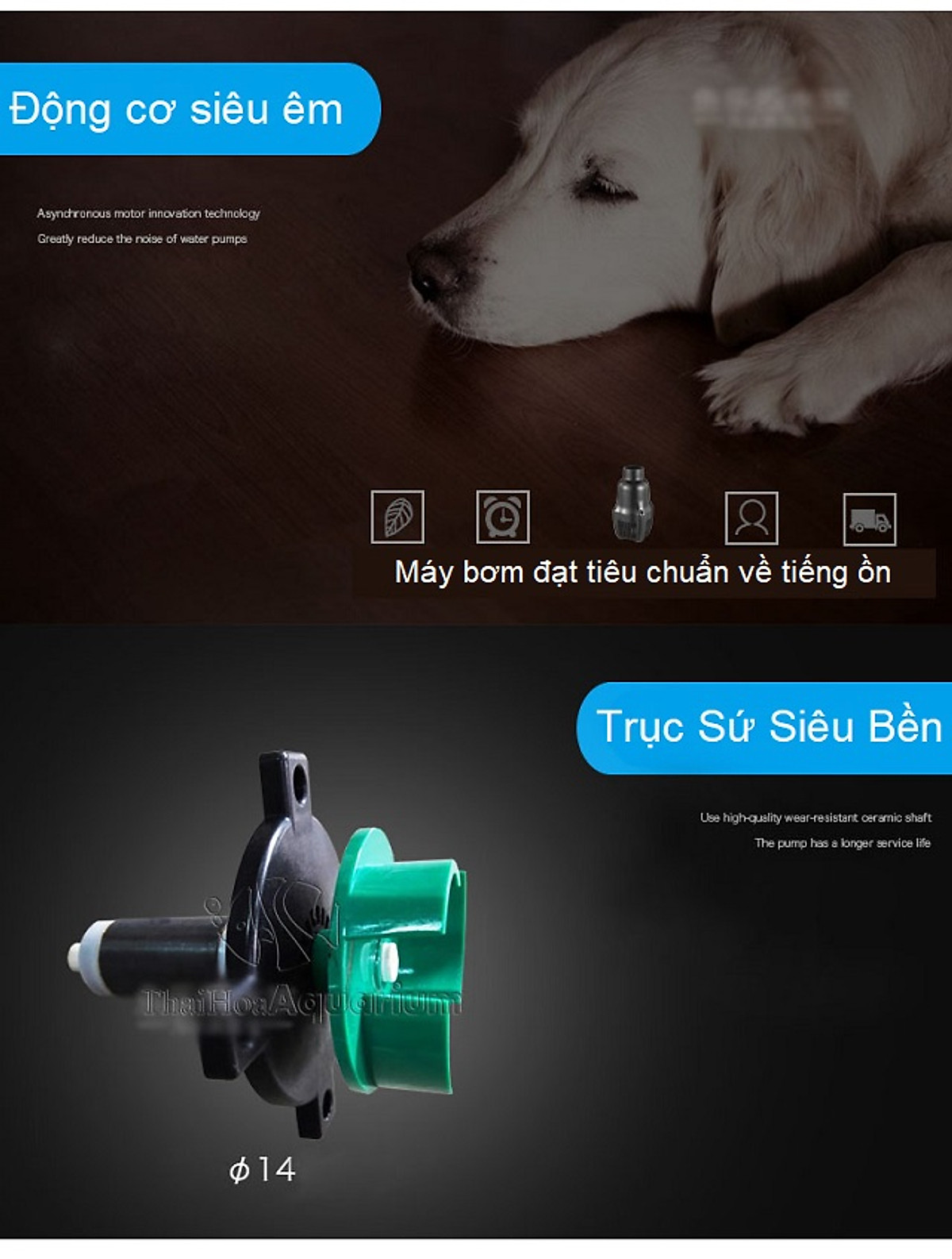 Máy bơm hồ koi Periha PG 15-20-25-35-40-50-60