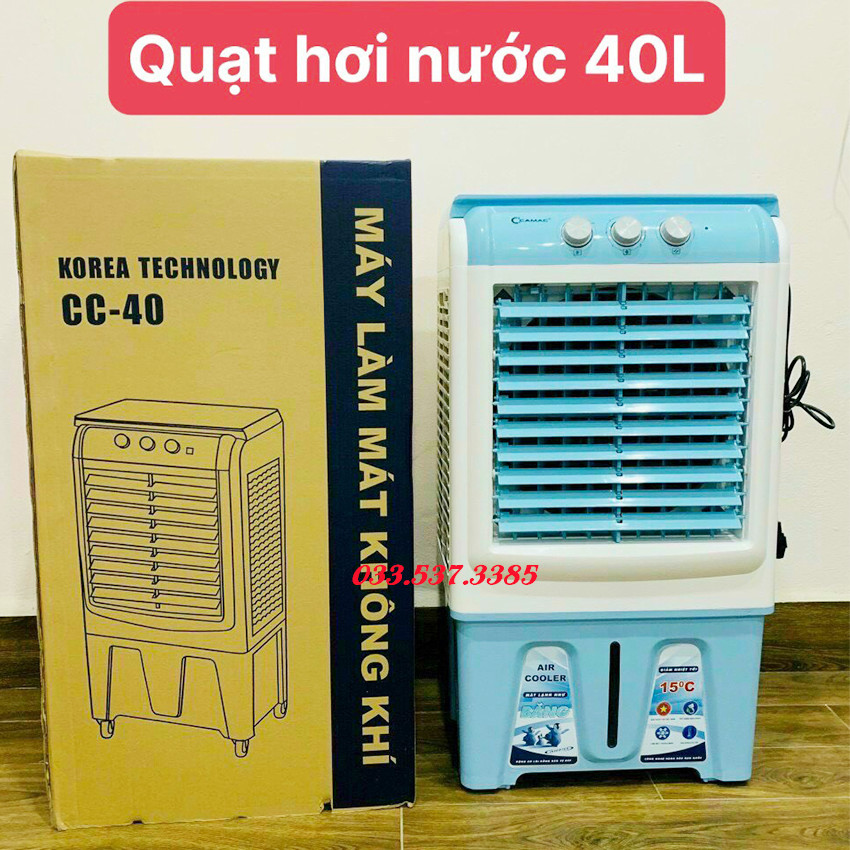 Máy quạt hơi nước, quạt làm mát không khí CC 40 công suất 130W