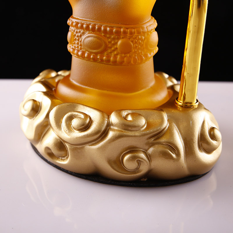 Đèn thờ bàn tay phật cầm hoa sen lưu ly