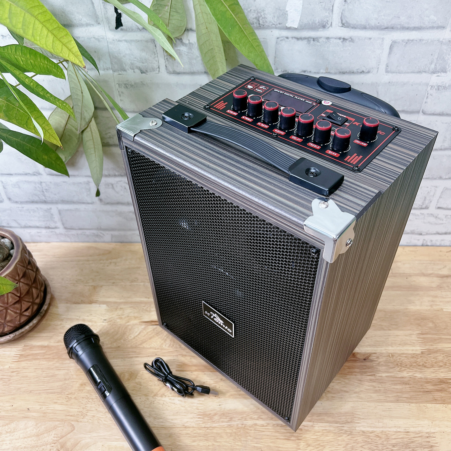 Loa kéo Kiomic Bluetooth Q8 Pro Tặng Mic không dây
