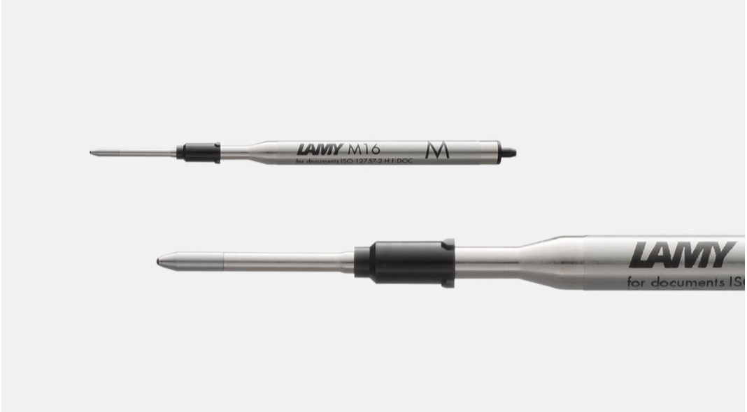 Ruột mực Bi - Lamy M16 - size M (Màu đen; xanh blue; đỏ red; xanh lá cây green)