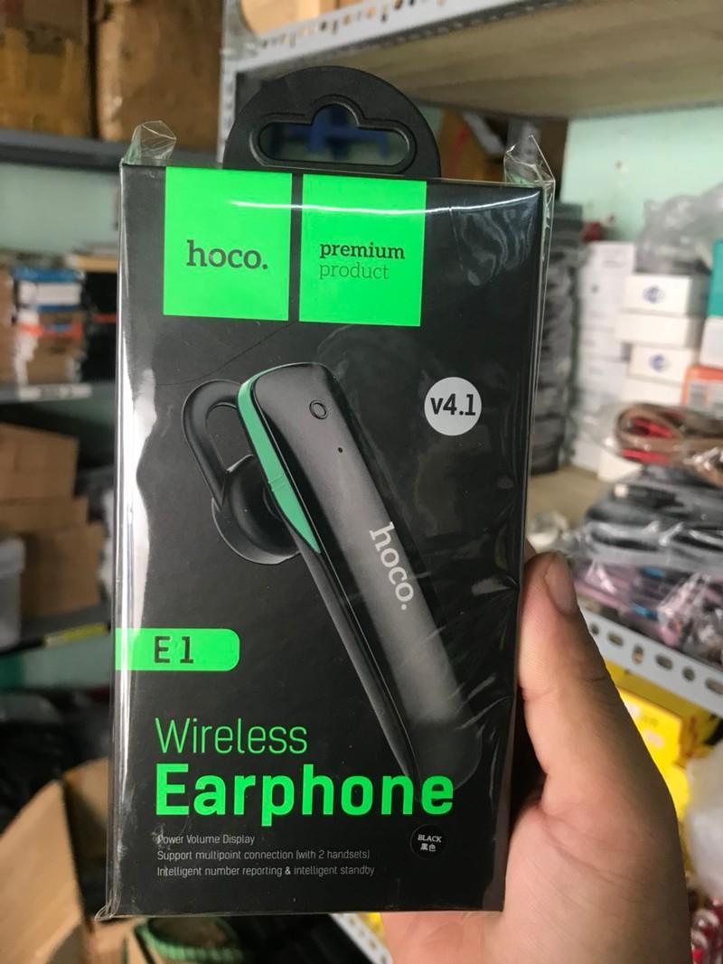 [HCM]Tai Nghe Bluetooth Hoco E1 V4.1 (Đen) - Âm Thanh Hay Chuẩn