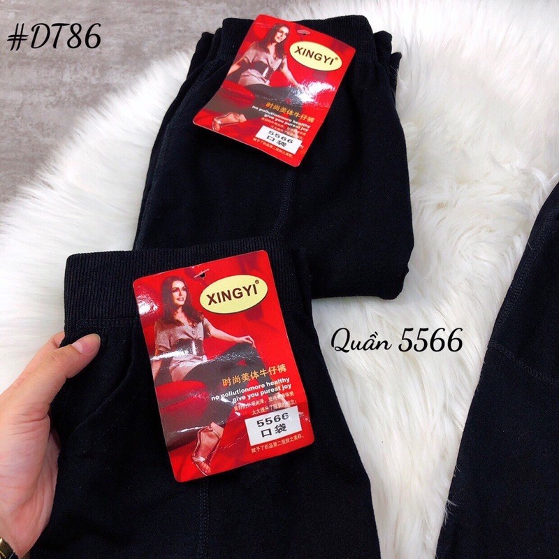 Quần legging Lửng thần thánh siêu co dãn dày dặn