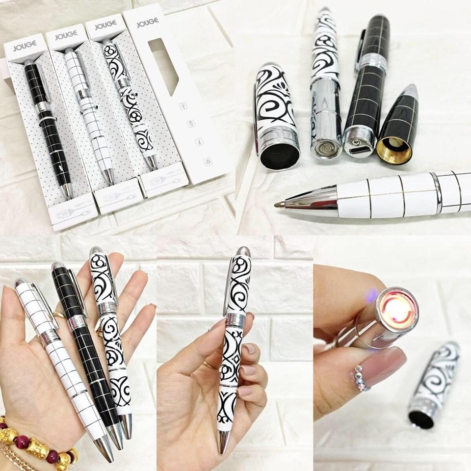[HCM]BẬT LỬA ĐIỆN - CÂY VIẾT 2IN1 - VIẾT CHỮ ĐƯỢC (KIM LOẠI) - (SẠC ĐIỆN)