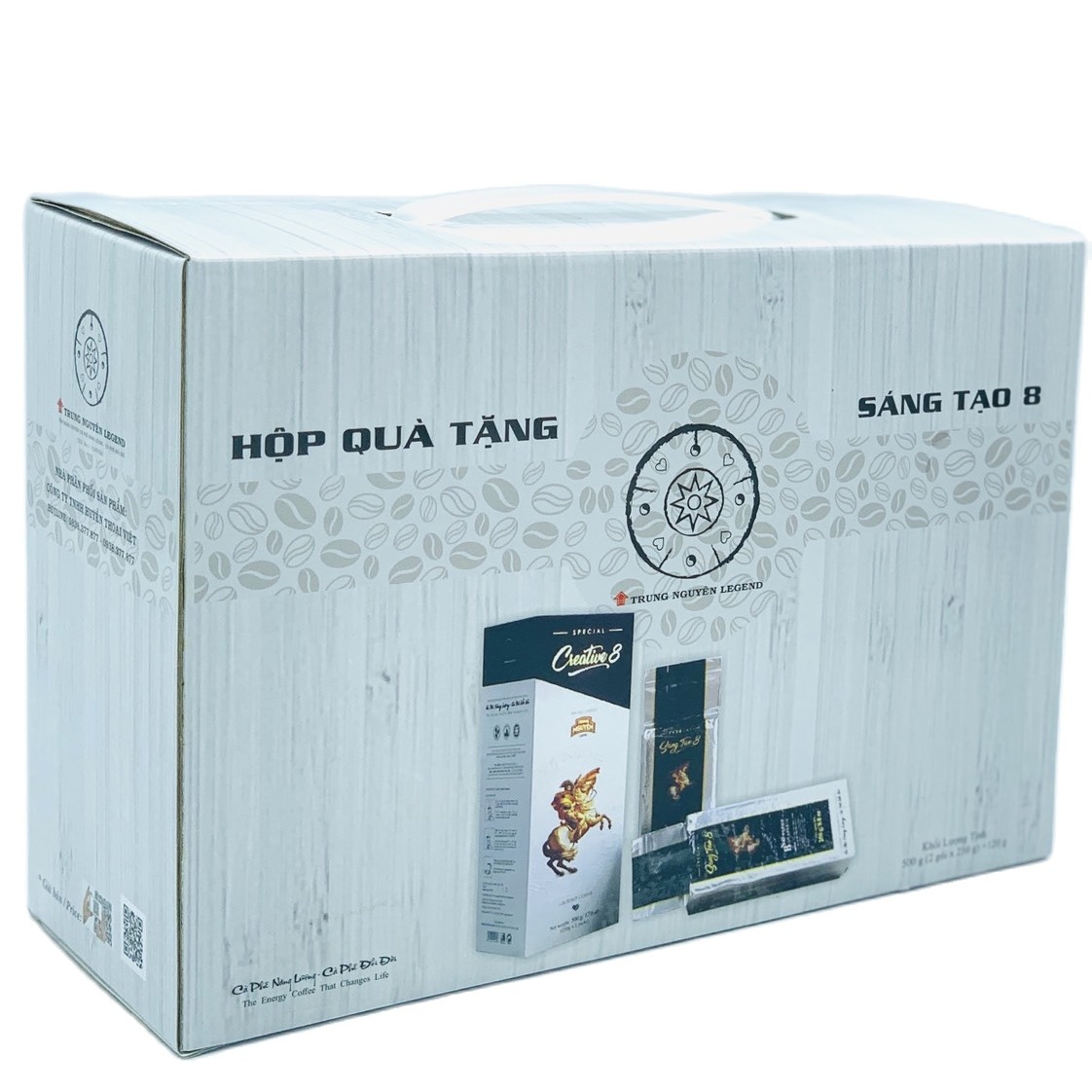 (HỘP QUÀ TẶNG) Cà Phê Sáng Tạo 8 Trung Nguyên - Combo sản phẩm Trung Nguyên
