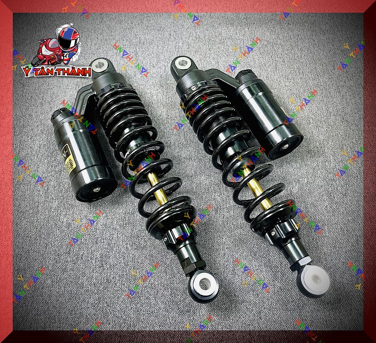 Phuộc sau Wave nitron bình dầu đen ty vàng MS20