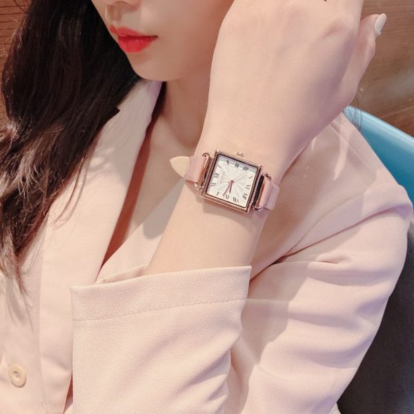 Đồng hồ nữ Julius Hàn Quốc JA-1266 dây da (Chọn màu)