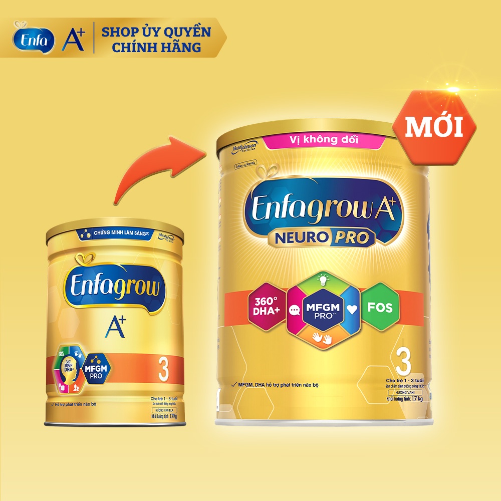 Sữa bột Enfagrow A+ Neuropro số 3 lon 1.7kg