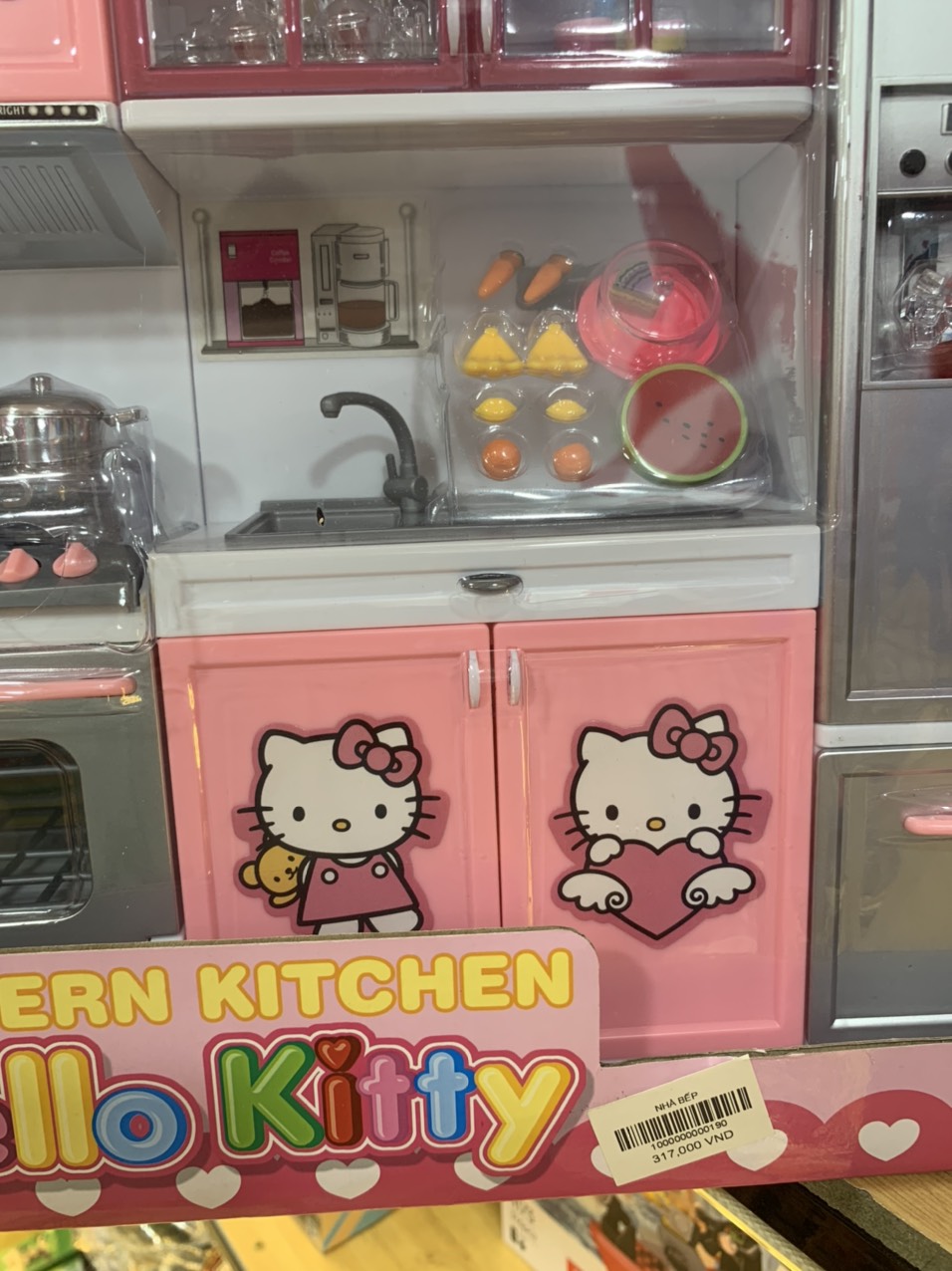 Bộ Đồ Chơi Nhà Bếp Hello Kitty 3 Khoang Cho Bé