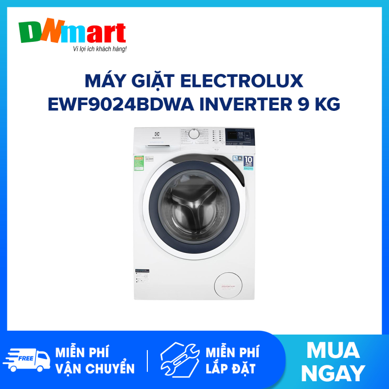Bảng giá Máy giặt Electrolux EWF9024BDWA Inverter 9 kg 1200 vòng/phút 17 chương trình giặt (Miễn phí vận chuyển và lắp đặt) Điện máy Pico