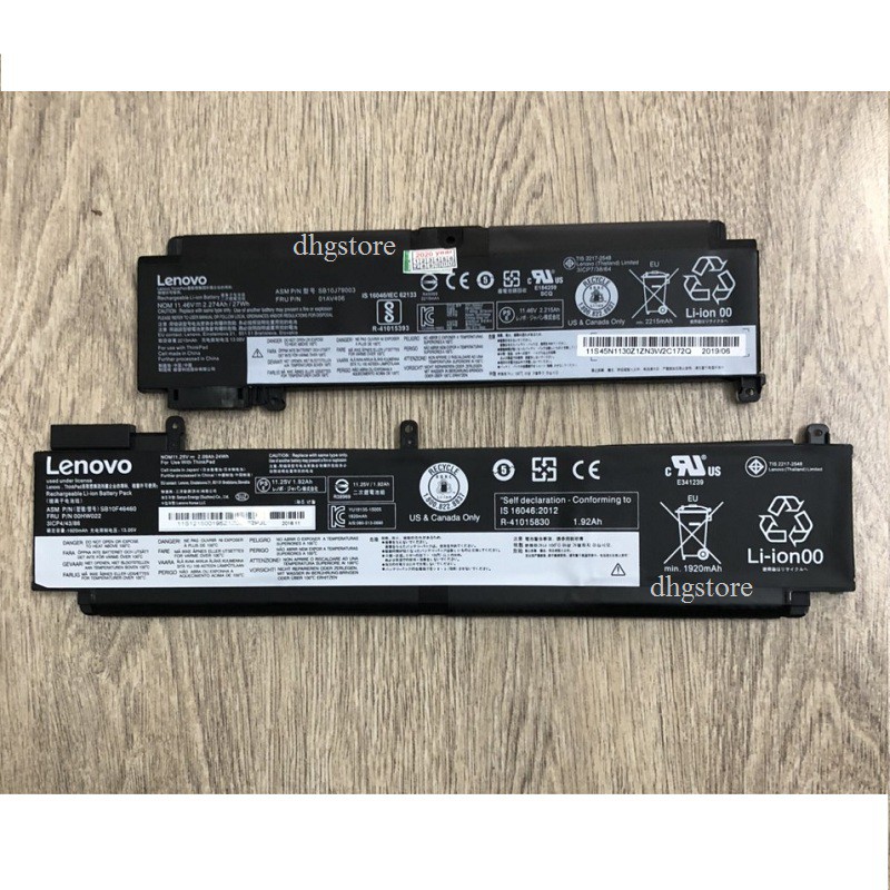 Pin(Battery) - [PIN ZIN]laptop Lenovo Thinkpad T460S T470S