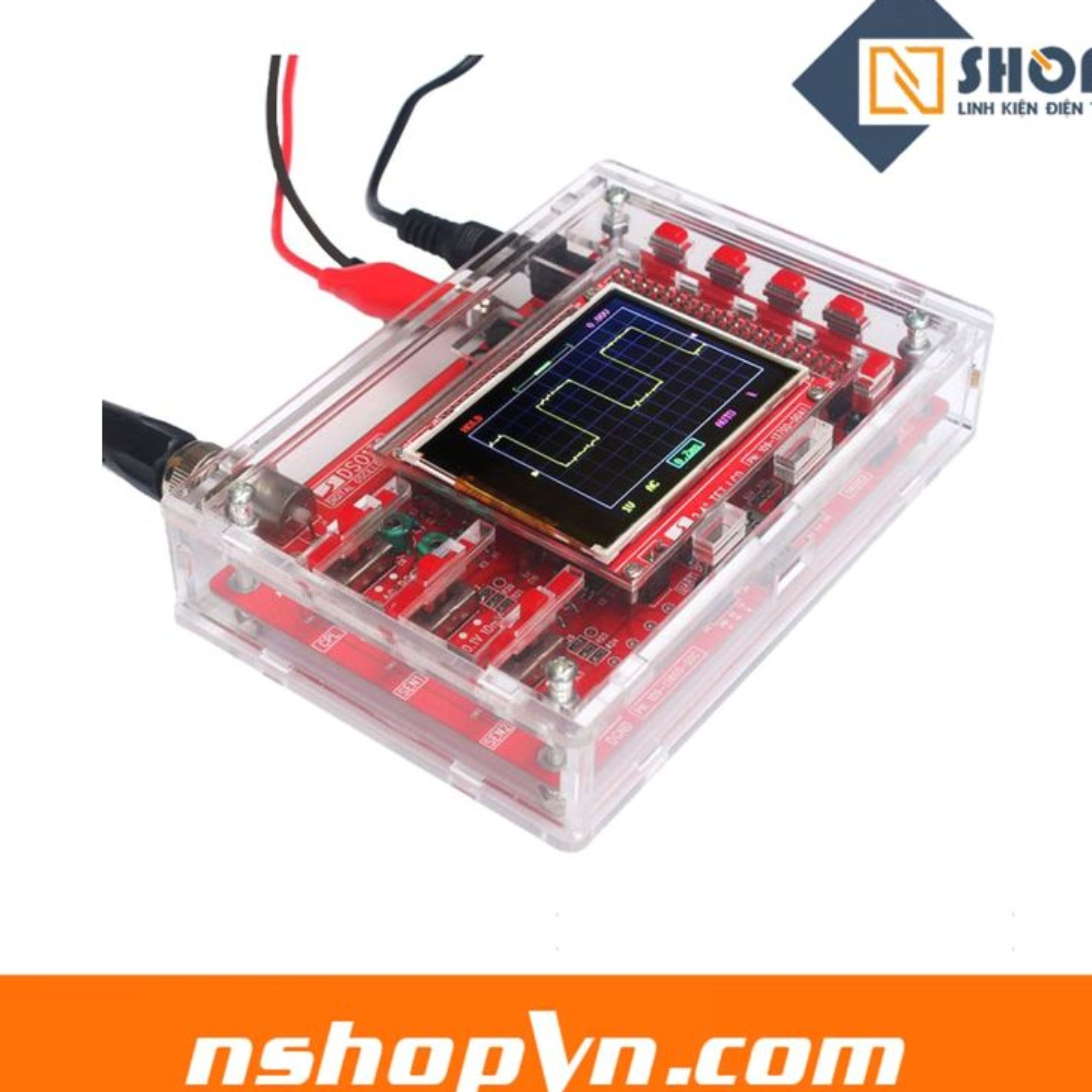 Vỏ mica máy hiện sóng Mini Digital Oscilloscope DSO138