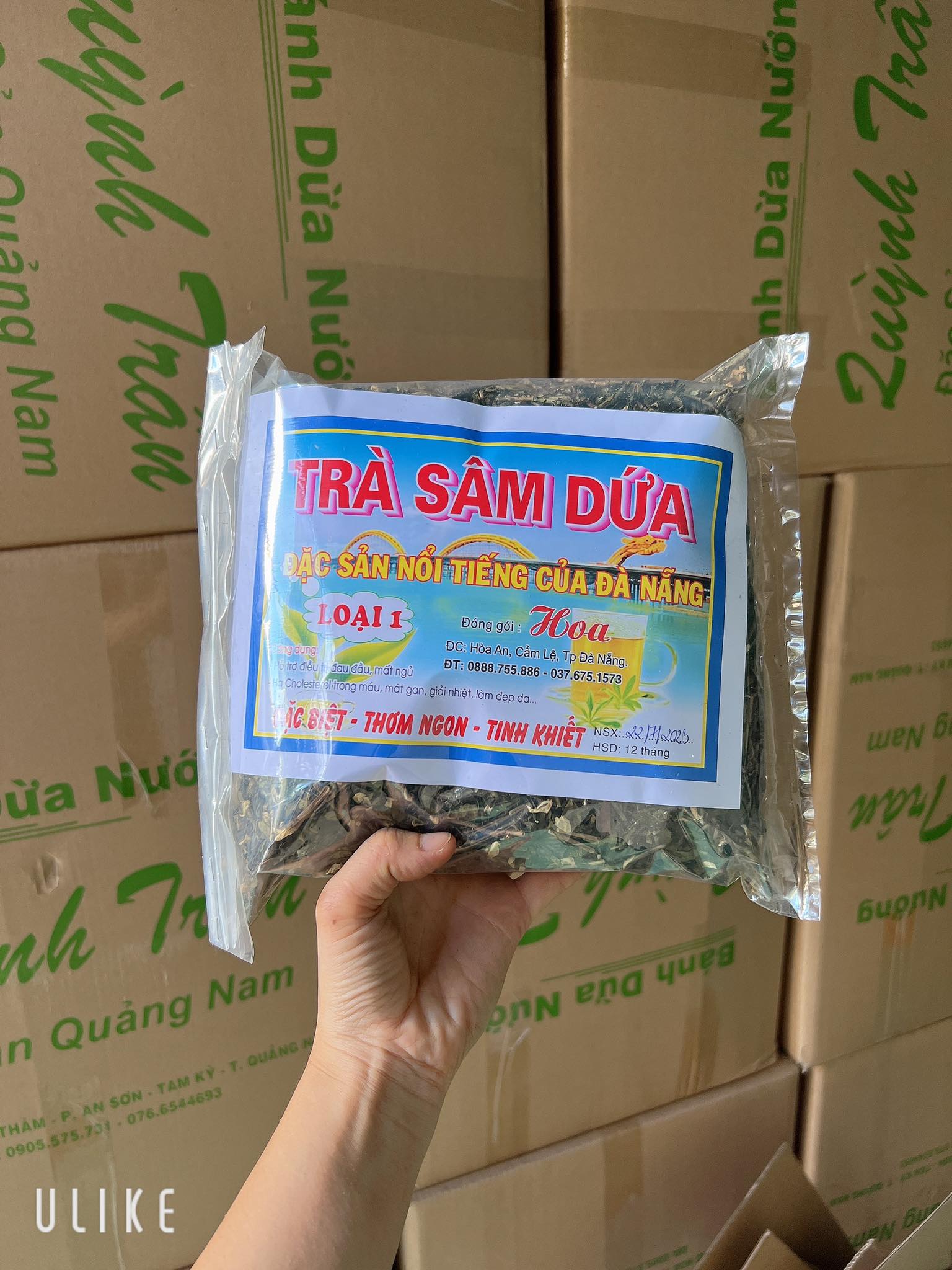 TRÀ SÂM DỨA ĐÀ NẴNG LOẠI 1 THƯỢNG HẠNG ( 500G ) - date mới